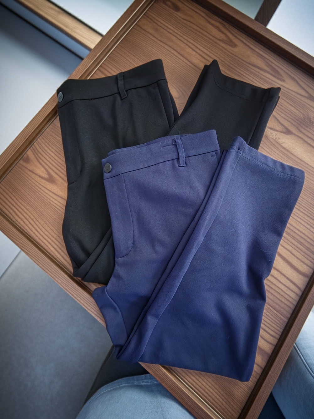 Under 510 Men's Dress Pants in Black and Navy. Size 34x26
